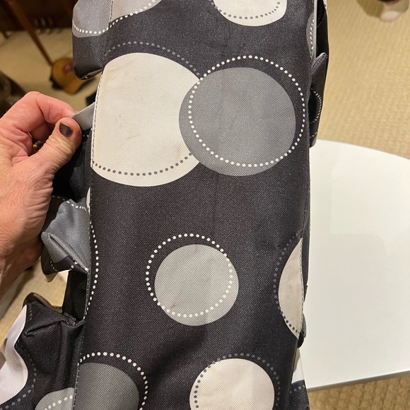Thirty One Carry All Polka Dot Tote Bag - Picture 5 of 6
